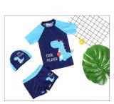  Set bơi rời khủng long xanh (kèm nón bơi) 