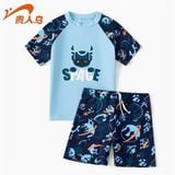  Bơi tay ngắn hoạ tiết robot SPACE bé trai 