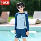  T14 - Set bơi bé trai tay dài quần short GREAT 