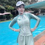  Swimbros - S1 Set bơi nữ tay dài quần dài 4 chi tiết cao cấp 