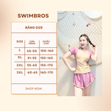  Swimbros S17 Áo Bơi Tay Ngắn Quần Ngắn 