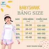  G17 - Set bơi bé gái tay dài quần đùi QCCC Summner 