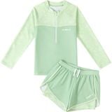  G23 -  Set bơi bé gái tay dài quần đùi 