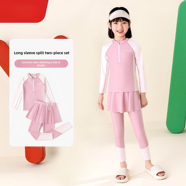 G31 - Set bơi QCCC tay dài quần dài váy SHELLS