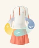  G35 - Set Bơi Cao CấpTay Dài Váy Bé gái 