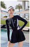  Swimbros - S4 -  Bơi Liền Cao Cấp Tay Dài Váy Xu Hướng 2025 
