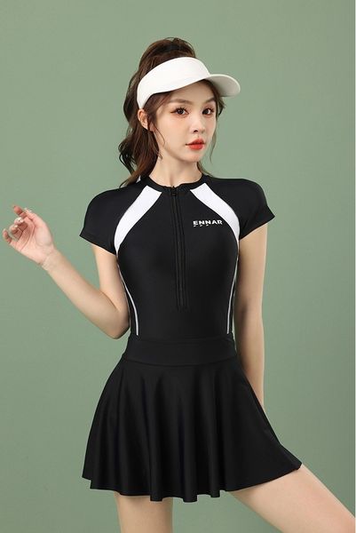 G71- Bơi nữ liền thân kèm váy rời