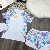  G77 - Bơi tay đùi quần đùi bé gái 