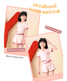  G79 - Bơi liền quần đùi bé gái 