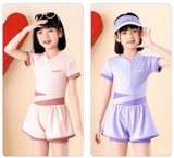  G79 - Bơi liền quần đùi bé gái 