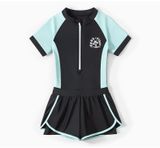  G81 - Bơi tay cọc liền quần bé gái 