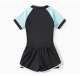  G81 - Bơi tay cọc liền quần bé gái 