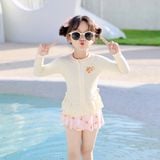  G85 - Set bơi rời tay dài váy cho bé gái ELI 