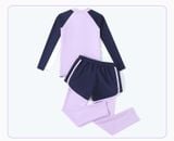  G89 - Đồ Bơi Trẻ Em Dài Tay Yidiqi - Phong Cách Hàn Quốc 