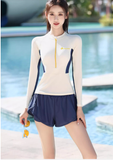  Swimbros G9 - Bộ Bơi Tay Dài Quần Đùi Che Bụng 