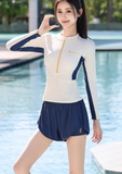  Swimbros G9 - Bộ Bơi Tay Dài Quần Đùi Che Bụng 