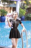  Swimbros S12 - Set Bơi Liền Váy Cao Cấp Ocean 