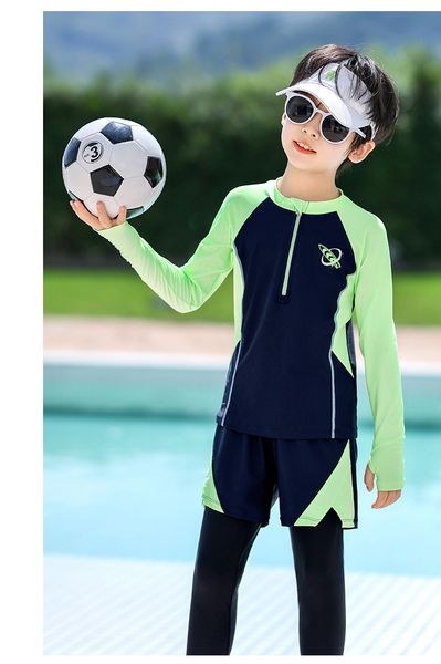 T6 - Set bơi QCCC tay dài quần dài bé trai