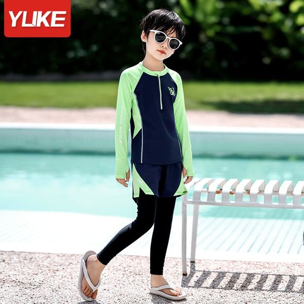 T6 - Set bơi QCCC tay dài quần dài bé trai