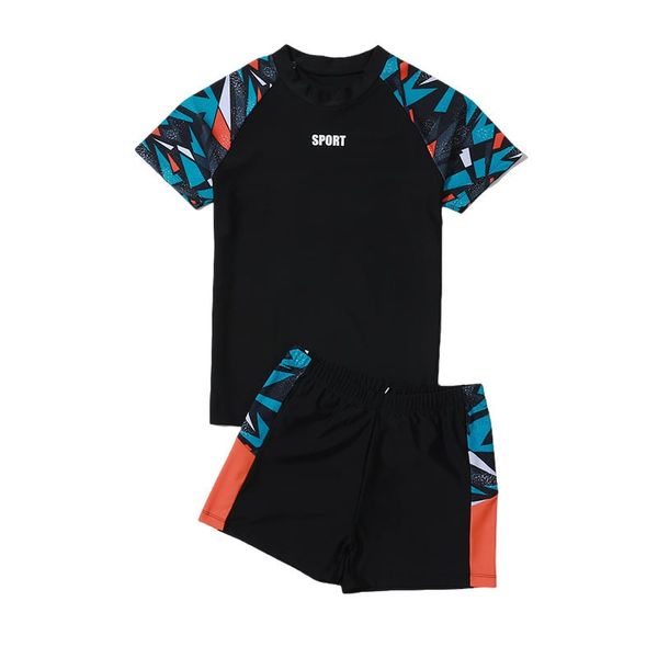 T82 - Set bơi bé trai tay ngắn bé trai Sport