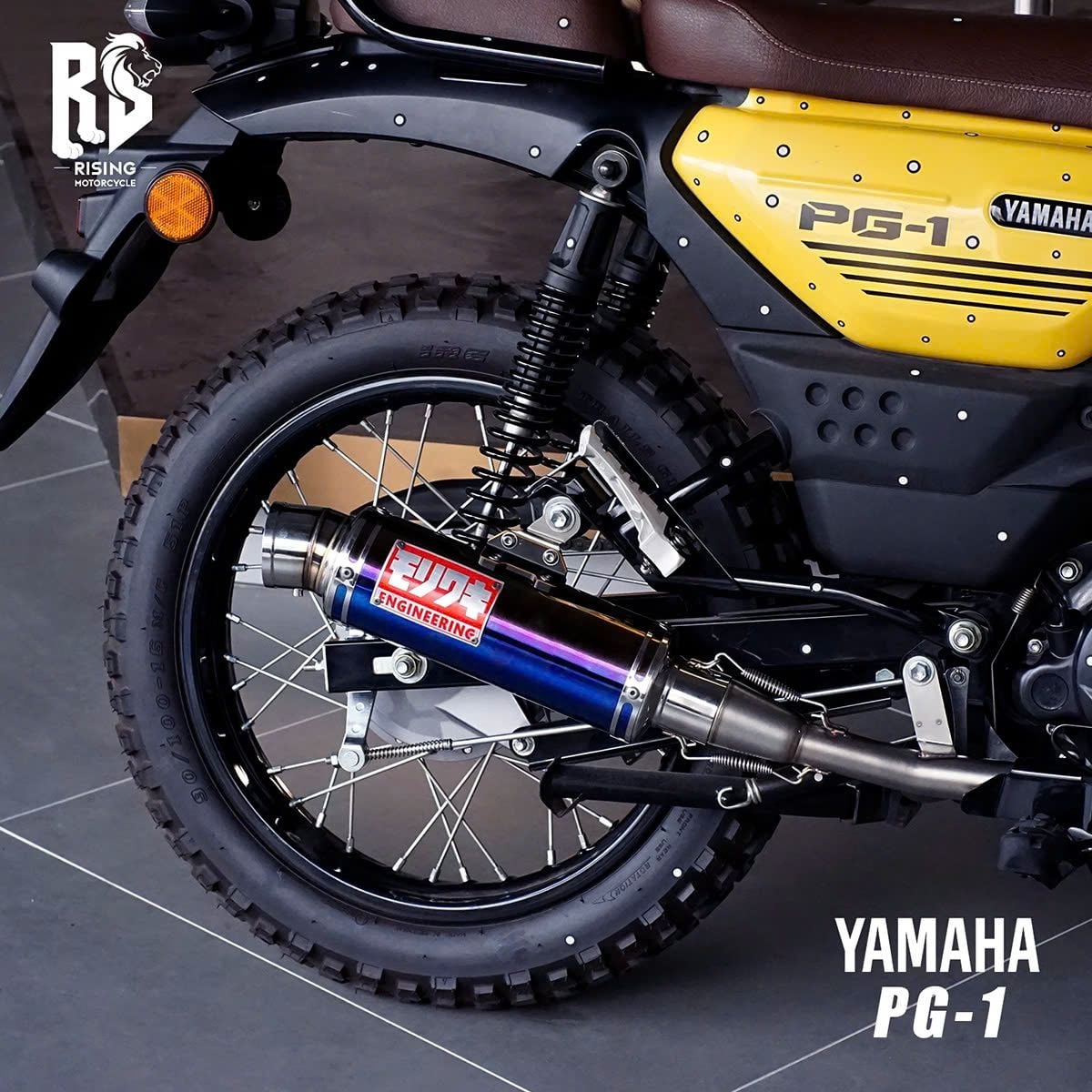 Pô Yamaha PG-1 Tracker Titanium designed by RS Racing – 510 Garage