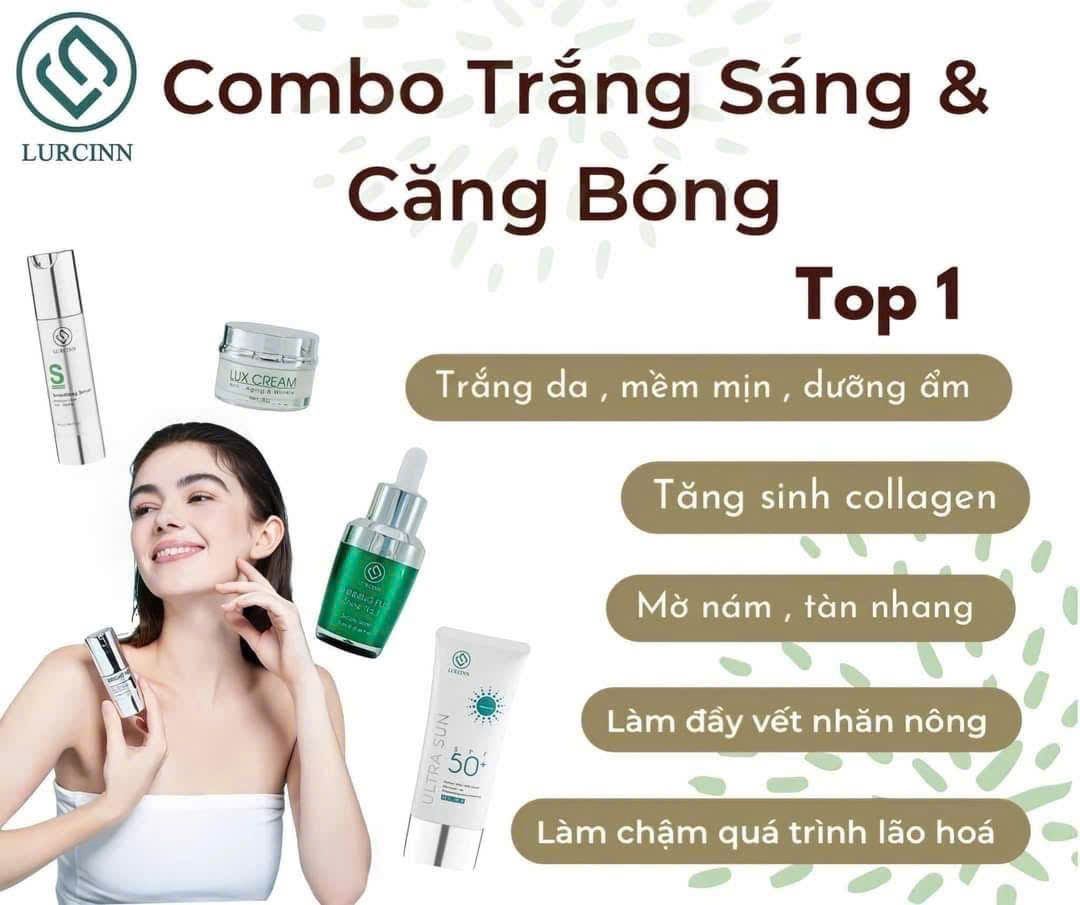  Combo Trắng Da và Căng Bóng 