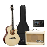  Guitar Acoustic NG GT500NA-EQ Và Amplifier Epiphone 15C 