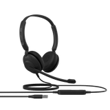  Jabra Evolve 10 Stereo USB A, Leatherettes, BLK 
