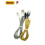  Dây sạc Hammer Type C dùng cho Android hỗ trợ sạc nhanh chiều dài 1m bọc dù siêu bền 