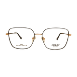  Gọng Kính Thời Trang MERCY Kim Loại Dáng Phi Hình Học Unisex 6106 