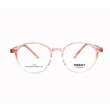  Gọng Kính Thời Trang MERCY Nhựa TR90 Dáng Tròn Nữ 3828 