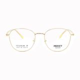  Gọng Kính Thời Trang MERCY Titanium Dáng Tròn Unisex 5327 