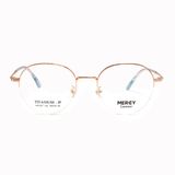  Gọng Kính Thời Trang MERCY Titanium Dáng Tròn Unisex 5357 