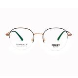  Gọng Kính Thời Trang MERCY Titanium Dáng Tròn Unisex 5357 