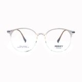  Gọng Kính Thời Trang MERCY TR90 & Kim Loại Dáng Tròn Unisex 6001 