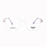  Gọng Kính Thời Trang MERCY Kim Loại Dáng Vuông Bầu Unisex 6020 