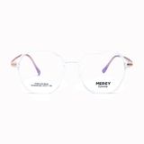  Gọng Kính Thời Trang MERCY Kim Loại Dáng Vuông Bầu Unisex 6020 