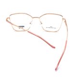  Gọng Kính Thời Trang MERCY Kim Loại Dáng Đa Giác Unisex 6119 