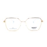  Gọng Kính Thời Trang MERCY Kim Loại Dáng Đa Giác Unisex 7503 