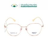  Gọng Kính Thời Trang MERCY Titanium Dáng Đa Giác Góc Bầu Nữ PT8007 