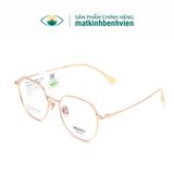  Gọng Kính Thời Trang MERCY Titanium Dáng Đa Giác Góc Bầu Nữ PT8007 