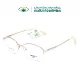 Gọng Kính Thời Trang MERCY Titanium Dáng Oval Nữ 8128 
