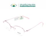  Gọng Kính Thời Trang MERCY Titanium Dáng Oval Nữ 8132 