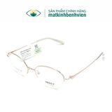  Gọng Kính Thời Trang MERCY Titanium Dáng Oval Nữ 8132 