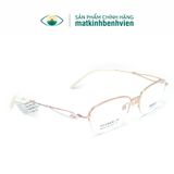  Gọng Kính Thời Trang MERCY Titanium Dáng Chữ Nhật Góc Bầu Nữ 8138 