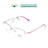  Gọng Kính Thời Trang MERCY Titanium Dáng Vuông Góc Bầu Nữ 8139 