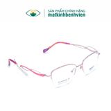  Gọng Kính Thời Trang MERCY Titanium Dáng Vuông Góc Bầu Nữ 8139 