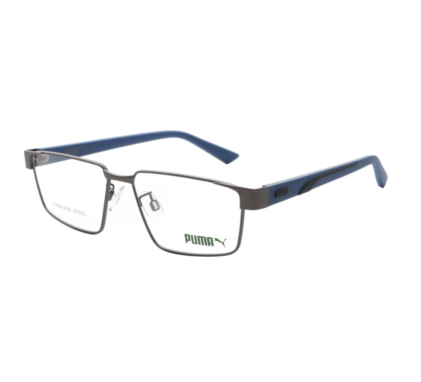  Gọng Kính Thời Trang Kim Loại Unisex Puma Dáng Chữ Nhật Pu0474Oa 