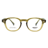  Gọng Kính Thời Trang MERCY Nhựa Acetate Dáng Tròn Unisex 24013 