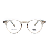  Gọng Kính Thời Trang MERCY Nhựa TR90 & Acetate Dáng Tròn Unisex 24011 